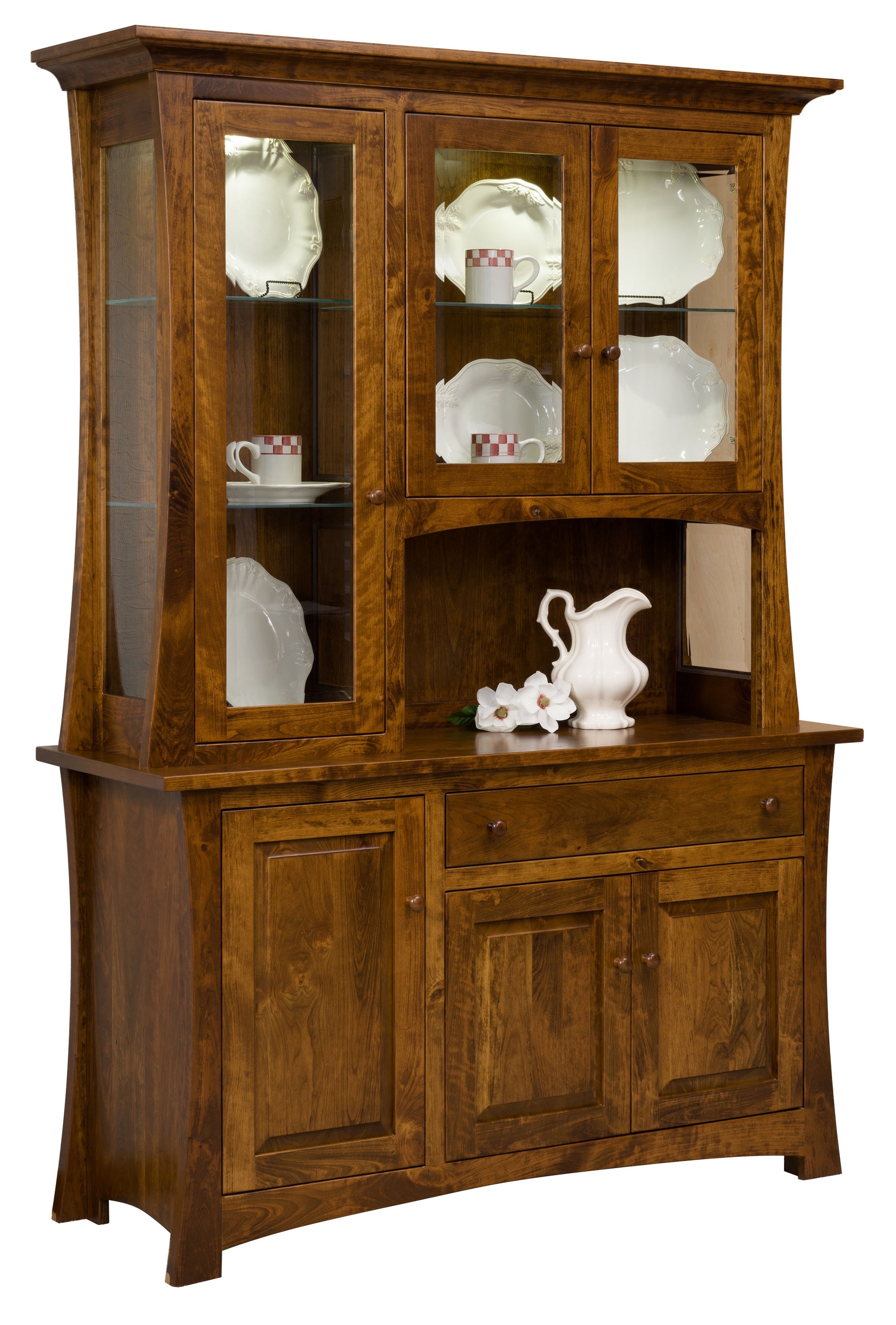 Arlington - Amish Handcrafted 3 Door Dining Hutch