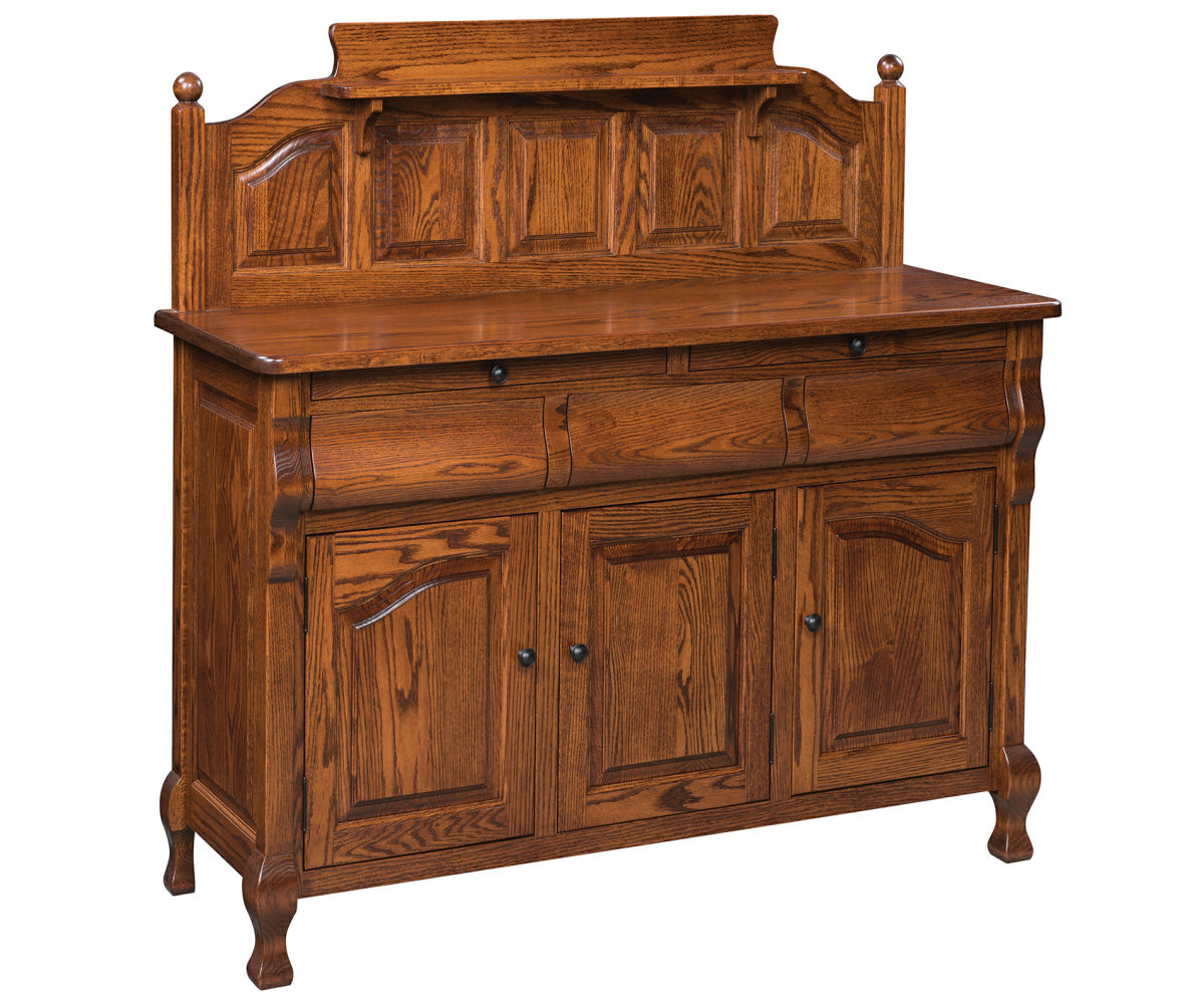Arlington - Amish Hardwood 3 Door Dining Buffet Cabinet