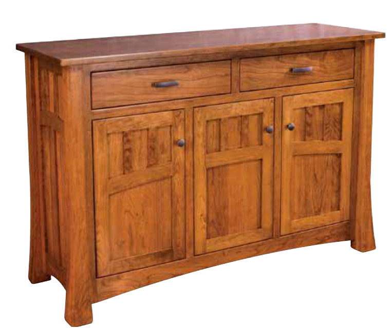 Arlington - Amish Handcrafted Buffet Cabinet With Optional Mirror
