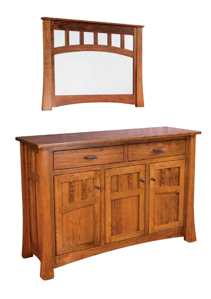 Arlington - Amish Handcrafted Buffet Cabinet With Optional Mirror