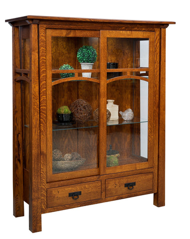 Artesa - Amish Handcrafted Display Cabinet