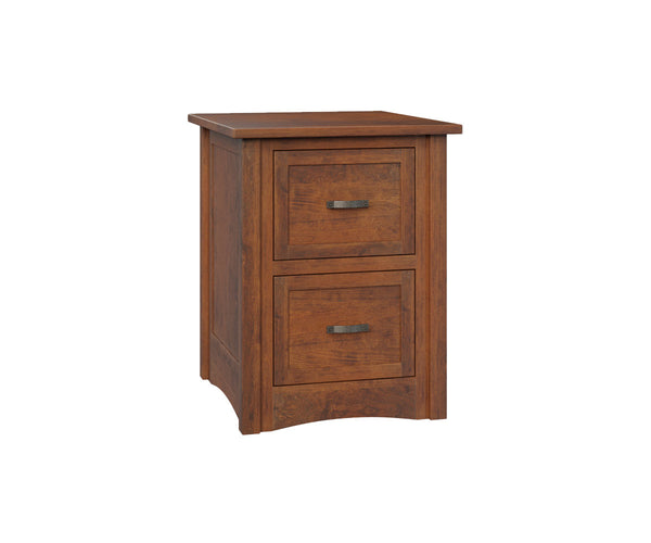 Aspen - Amish Hardwood 2 Drawer File Cabinet