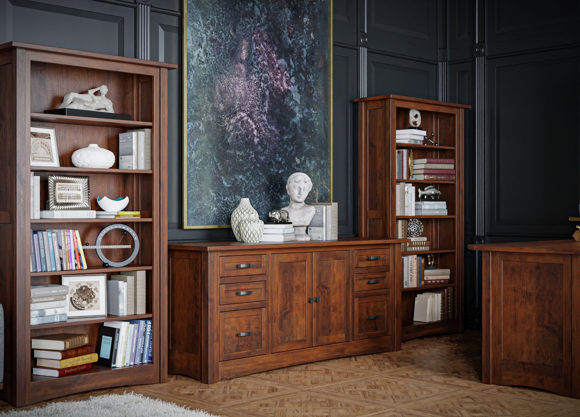 Aspen - Amish Hardwood Bookcase