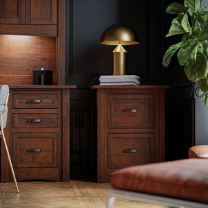 Aspen - Amish Hardwood 2 Drawer File Cabinet