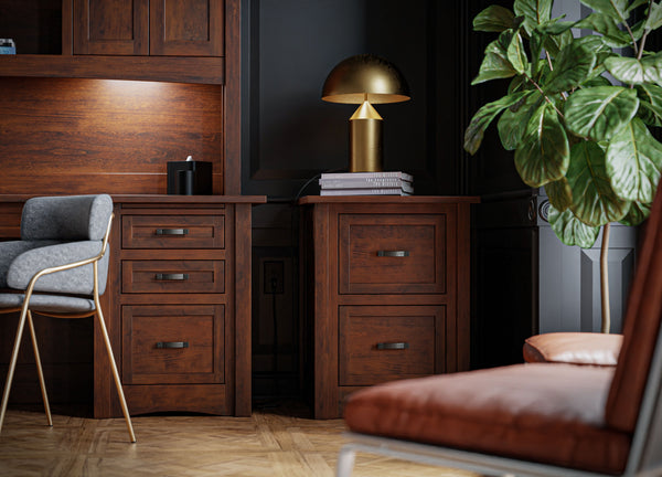 Aspen - Amish Hardwood 2 Drawer File Cabinet