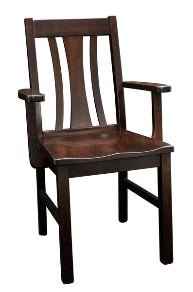 Astro- Amish Handcrafted Solid Wood Dining Chair