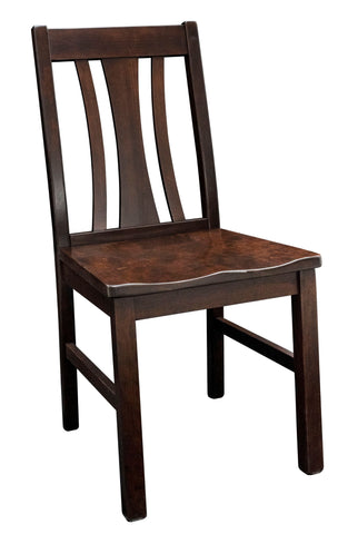 Astro- Amish Handcrafted Solid Wood Dining Chair