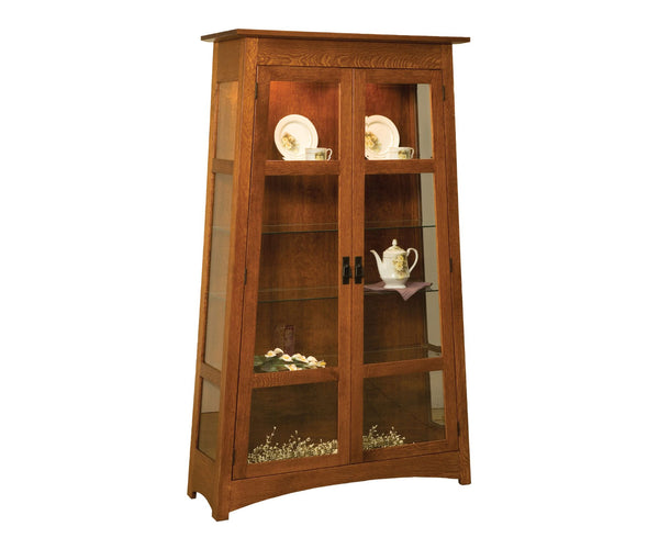 Atwood - Amish Handcrafted Curio Cabinet
