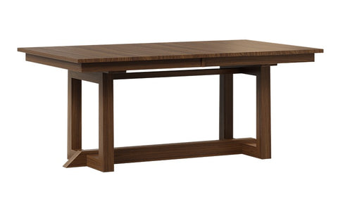 Audrey Trestle - Handcrafted Solid Top or Extension Dining Table