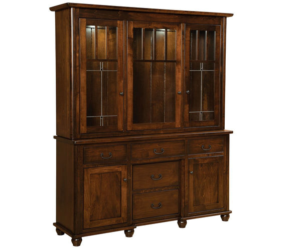 Ava - Amish Solid Wood Dining Closed Hutch