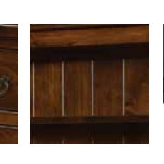 Ava - Amish 2 Door 5 Drawer Open Dining Hutch