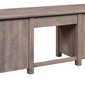 Barn Floor - Amish Single Pedestal Desk
