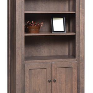 Barn Floor - Amish Solid Wood Bookcase / 36" Width / 5 Height Options