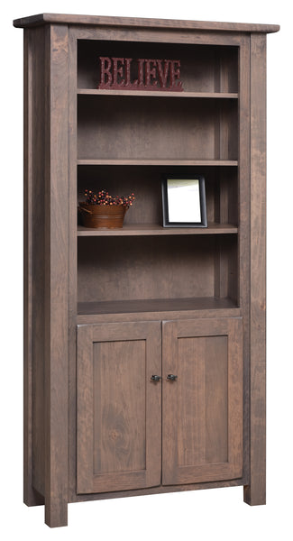 Barn Floor - Amish Solid Wood Bookcase / 36" Width / 5 Height Options