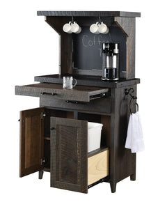 Barista - Ranch House Reclaimed Barnwood Coffee Cabinet