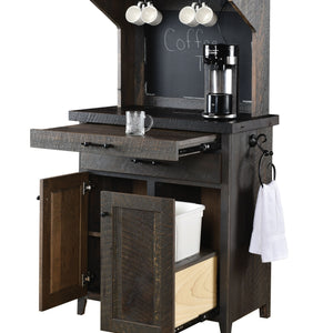 Barista - Ranch House Reclaimed Barnwood Coffee Cabinet