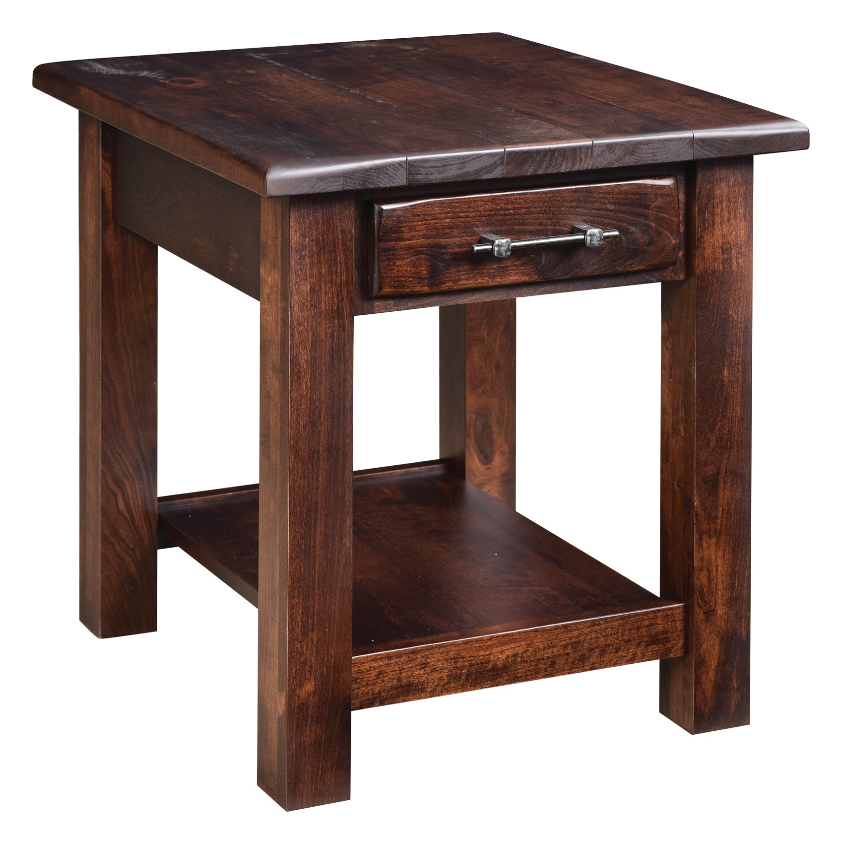 Barn Floor - Amish Handcrafted End Table