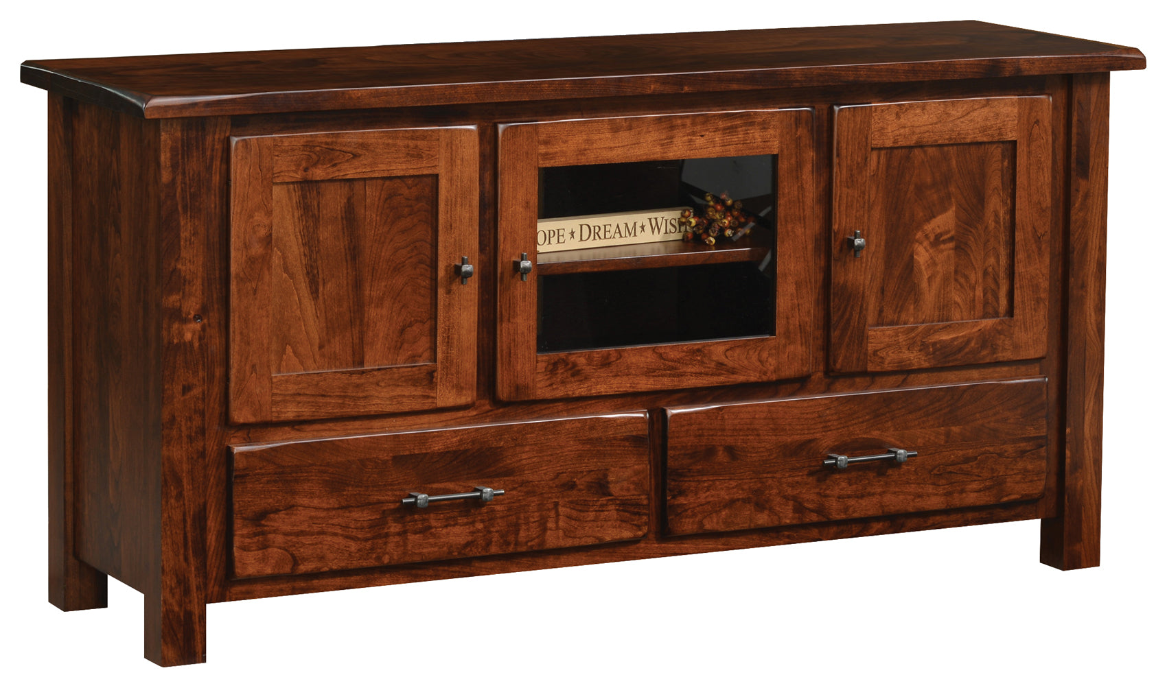 Barn Floor - Handcrafted Amish 60" TV Console