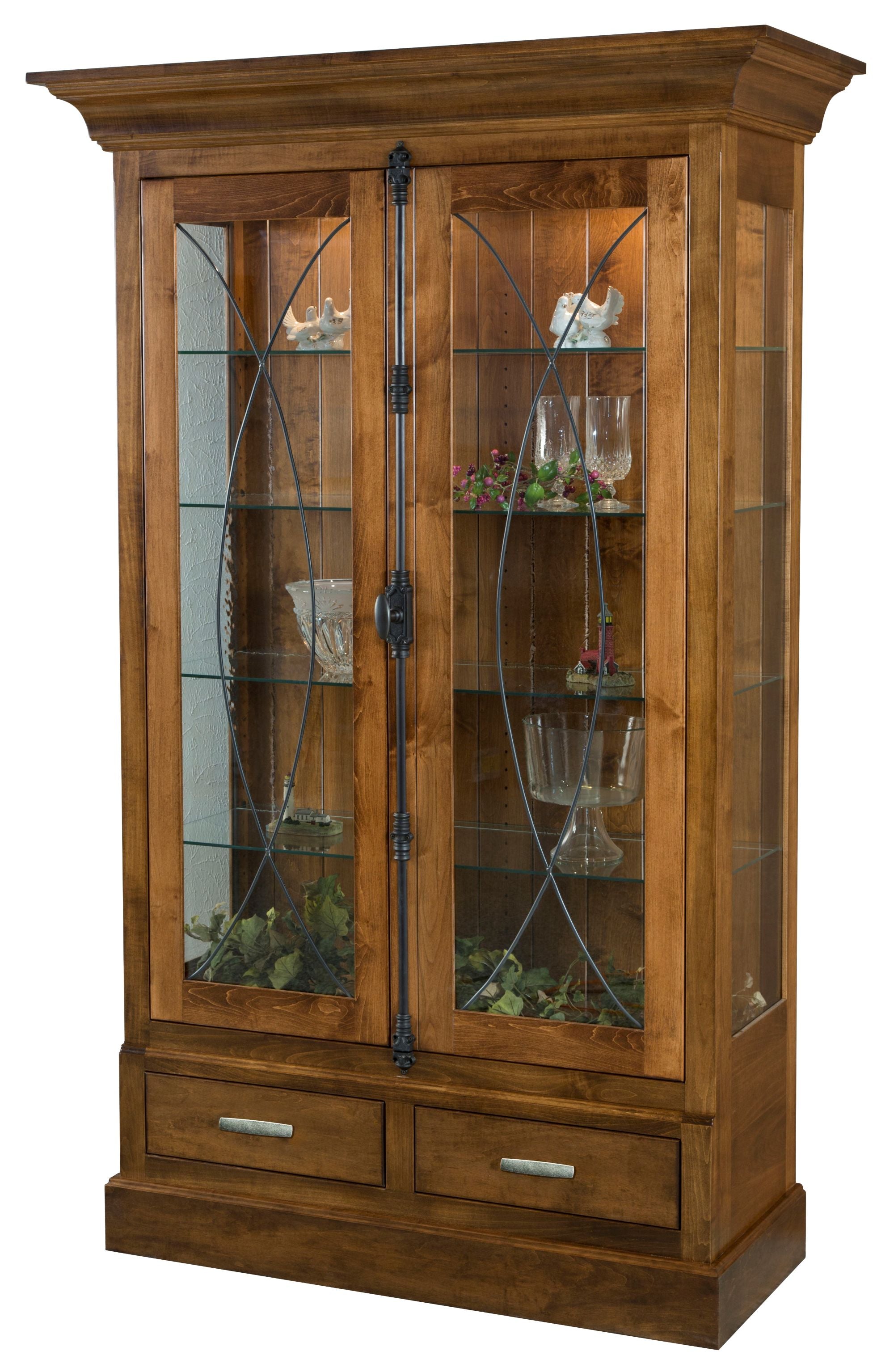 Barstow - Amish Handcrafted Display Cabinet