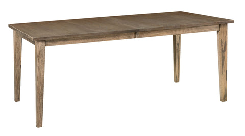 Beaverton Leg- Handcrafted Solid Top or Extension Dining Table