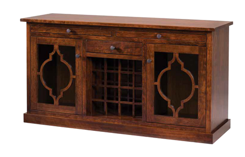 Bellamy - Amish Handcrafted Wine Cabinet