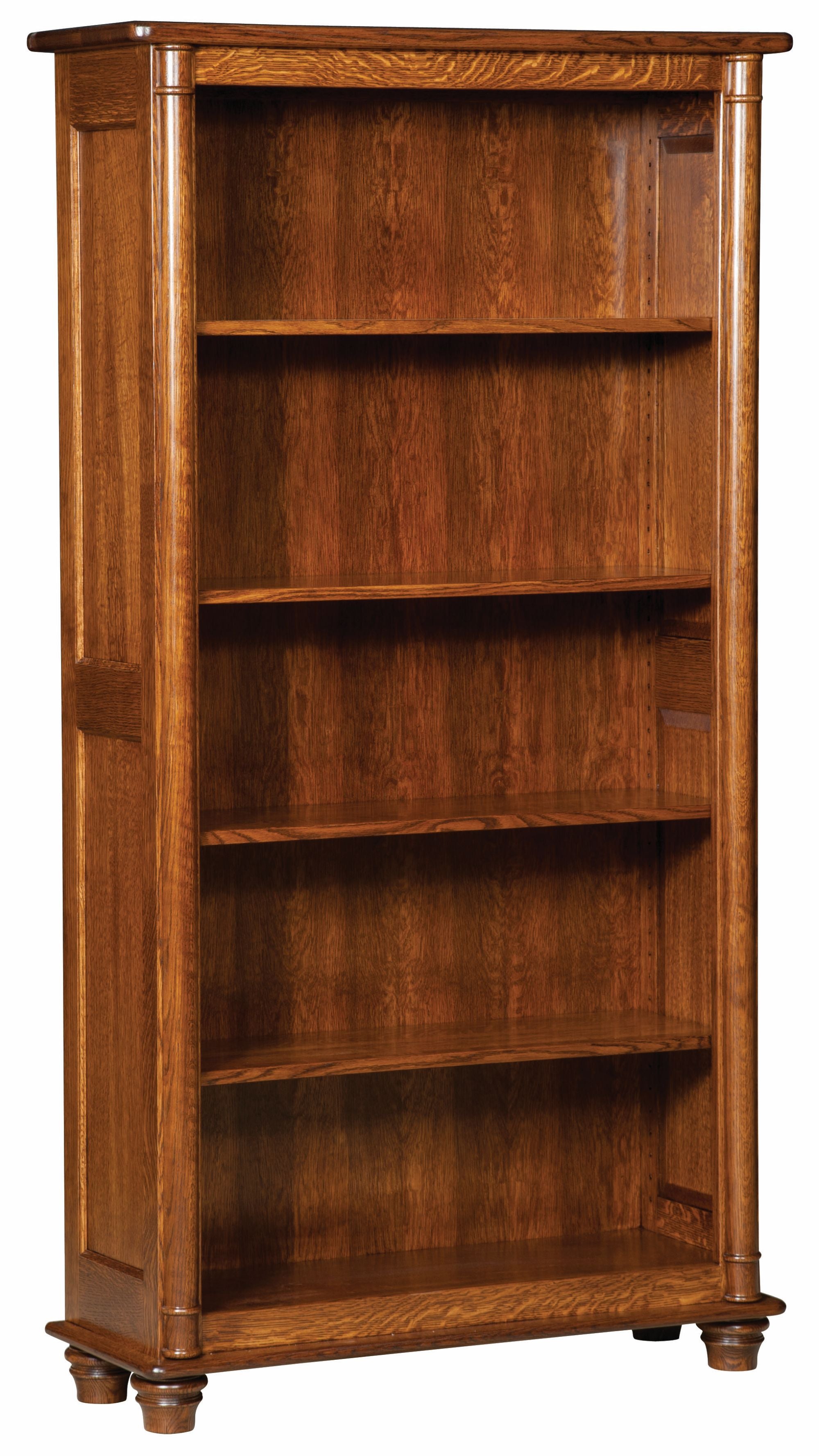 Belmont - Amish Hardwood Open Bookcase