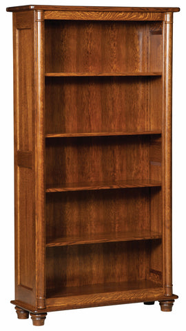 Belmont - Amish Hardwood Open Bookcase