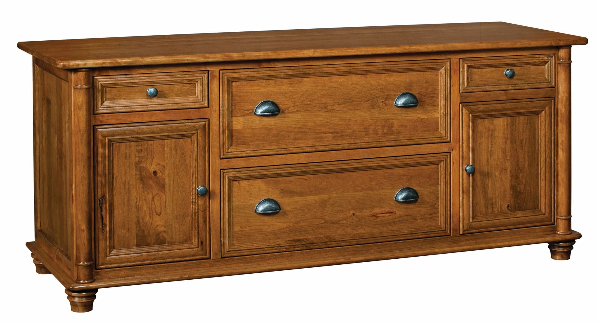 Belmont- Amish Handcrafted Credenza With File Drawers
