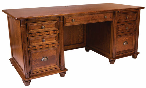 Belmont- Amish Hardwood Executive Desk