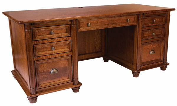 Belmont- Amish Hardwood Executive Desk