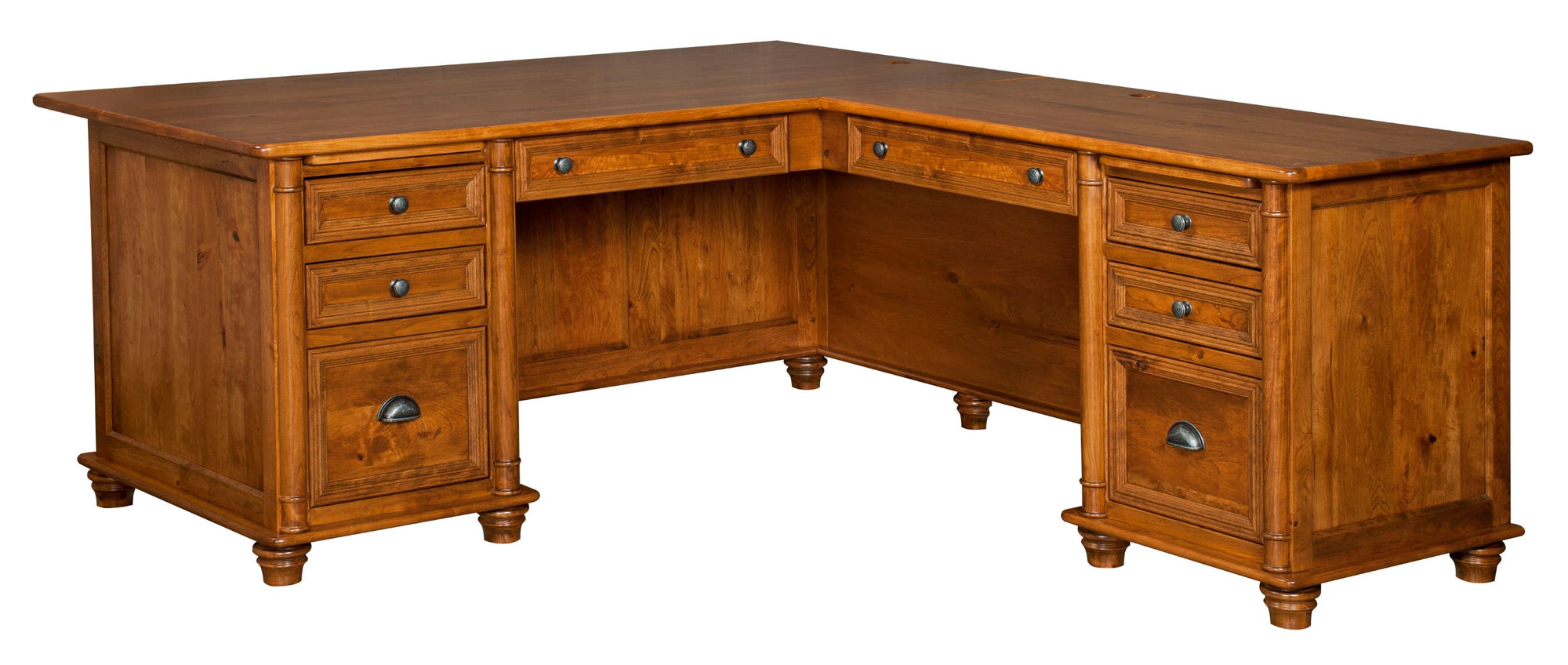 Belmont- Amish Hardwood Corner L-Desk