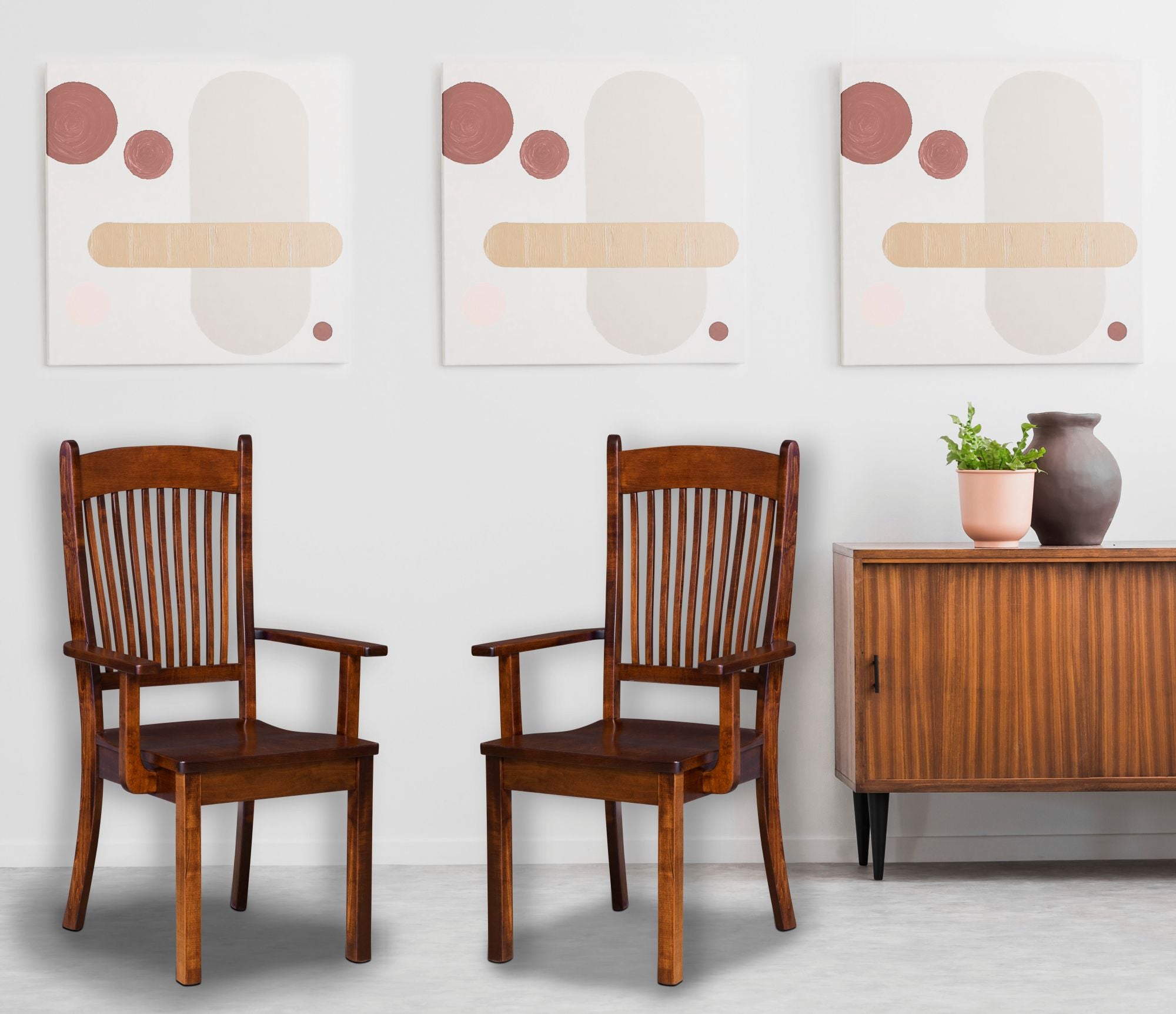 Benton - Amish Handcrafted Solid Wood Dining Chair