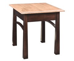 Berlin - Amish Hardwood End Table With Hidden Drawer