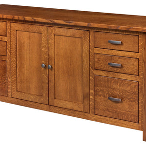 Boston - Amish Handcrafted Credenza With File Drawer