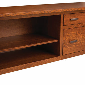 Boston - Amish Handcrafted Low Credenza