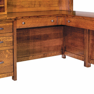 Boston - Amish Hardwood Corner Desk