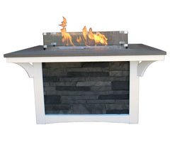 Boulder Creek Poly Outdoor Firepit