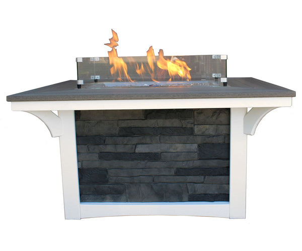 Boulder Creek Poly Outdoor Firepit