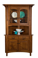 Breckenridge- Amish Handcrafted Corner Hutch