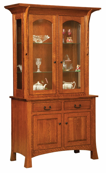 Breckenridge - Amish Solid Wood 2 Door Dining Hutch