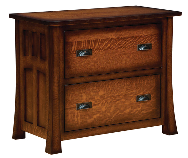 Bridgefort Mission - Amish Hardwood Lateral File Cabinet
