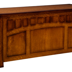 Bridgefort Mission - Amish Hardwood File Desk with Optional Hutch Top