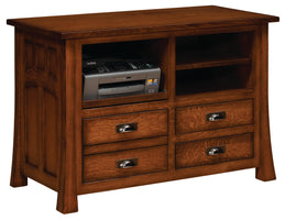 Bridgefort Mission - Amish Hardwood Lateral File Printer Cabinet