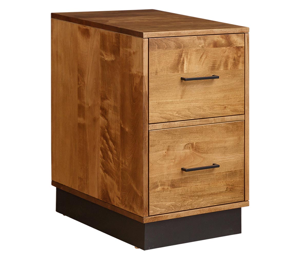 Brooklyn- Amish Hardwood 2 Drawer File Cabinet