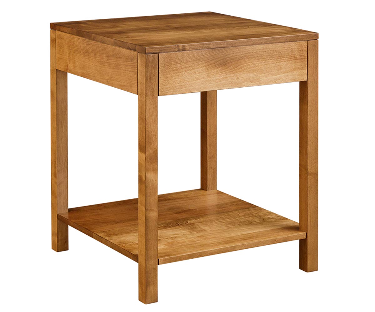 Brooklyn- Amish Hardwood Corner Accent Table