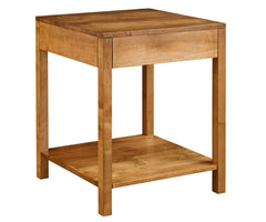 Brooklyn- Amish Hardwood Corner Accent Table