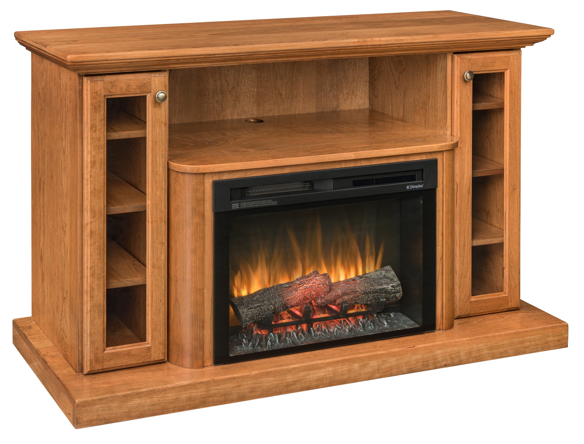 Brookston - Amish Handcrafted Electric Fireplace Stand
