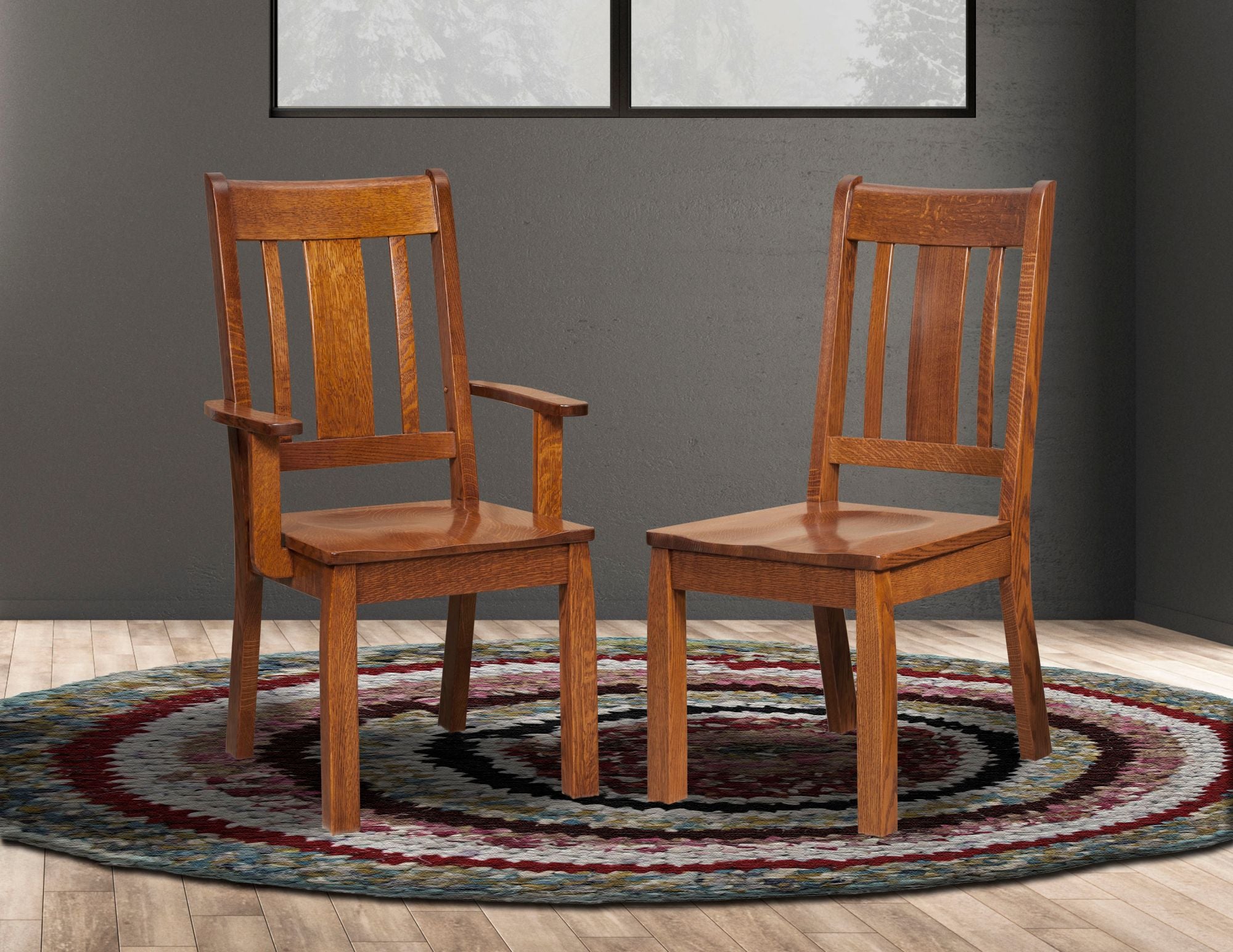 Brookville - Amish Handcrafted Solid Wood Dining Chair