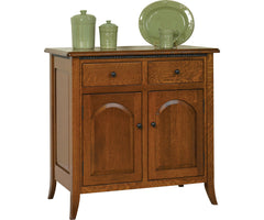Bunker Hill- Amish Hardwood 2 Door Dining Buffet Cabinet