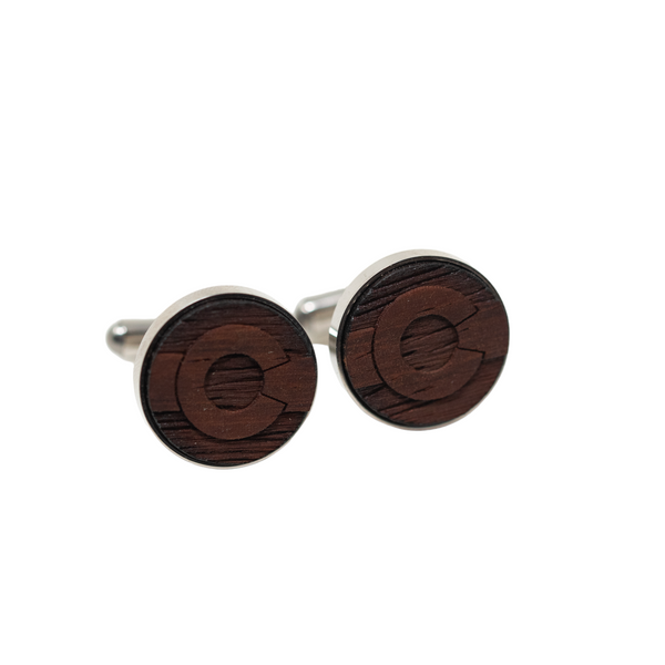 CO Cufflinks - Padauk